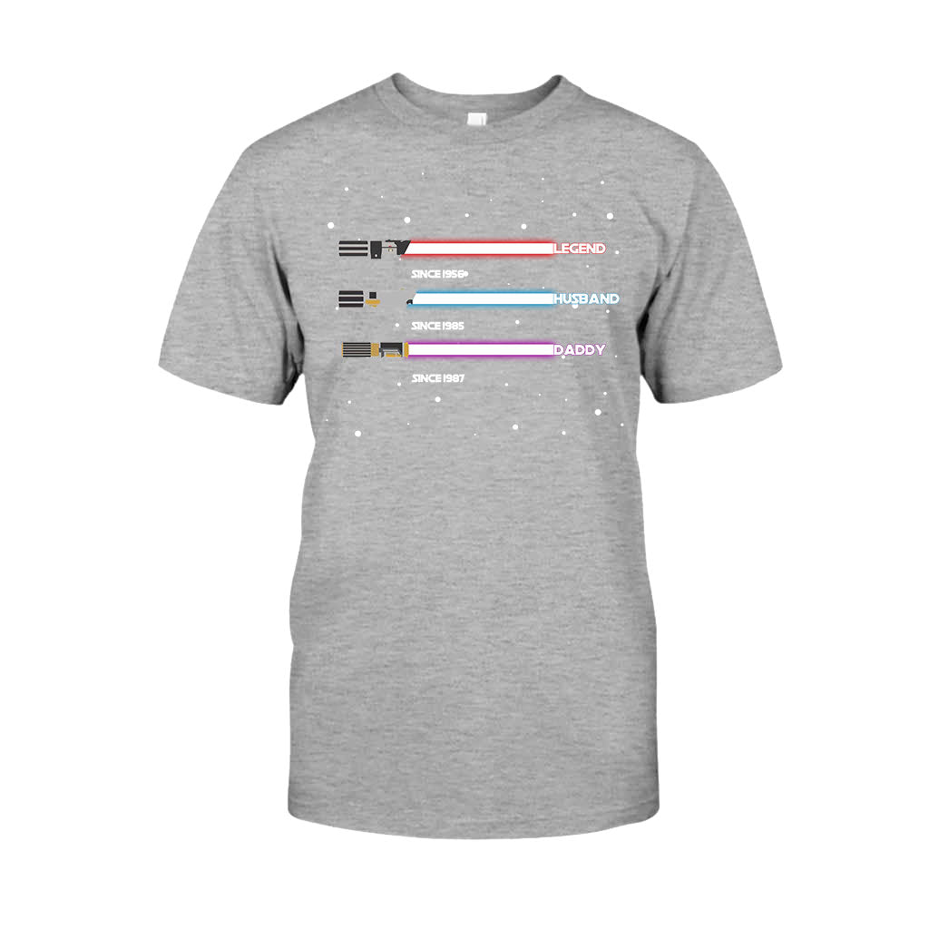 Legend Husband Daddy - Personalized Father's Day T-shirt and Hoodie