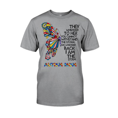 They Whispered To Her  - Autism Awareness T-shirt And Hoodie 062021