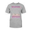 Sisters Don&#39;t Let Sisters Fight Cancer Alone - Personalized Breast Cancer Awareness T-shirt and Hoodie