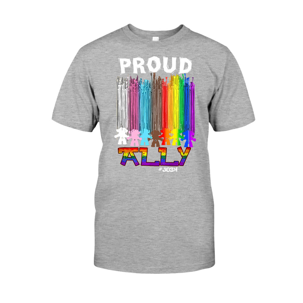 Proud Ally - Personalized LGBT Support T-shirt and Hoodie
