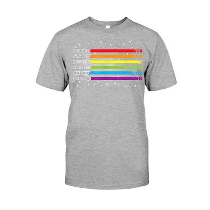 You Can Be Yourself With Me - LGBT Support T-shirt and Hoodie