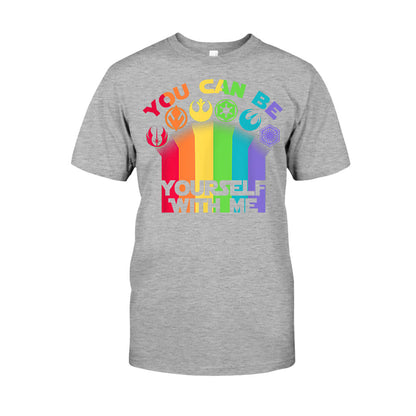 You Can Be Yourself With Me - LGBT Support T-shirt and Hoodie