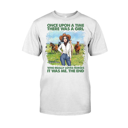 Once Upon A Time Horses - Personalized Horse T-shirt and Hoodie