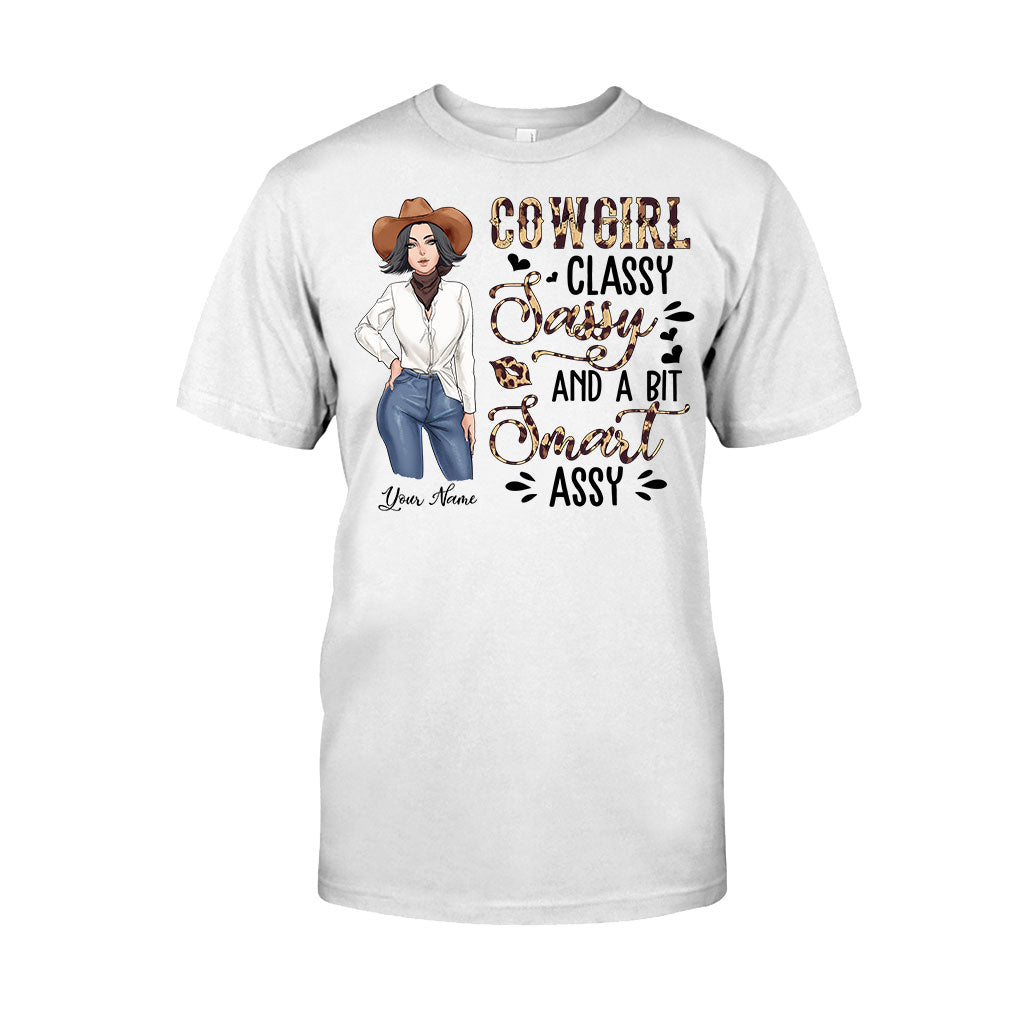 Classy Sassy And A Bit Smart Assy Cowgirl - Personalized Country Girl T-shirt and Hoodie