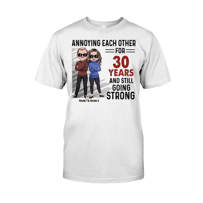 Annoying Each Other - Personalized Couple T-shirt and Hoodie