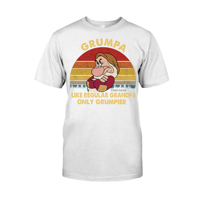 Grumpa Only Grumpier - Personalized Father's Day T-shirt and Hoodie