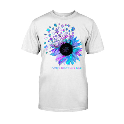 Accept Understand Love  - Autism Awareness T-shirt And Hoodie 062021