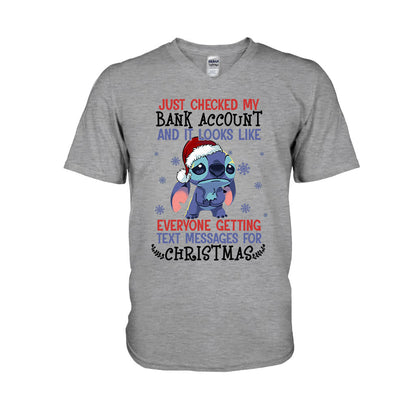 My Bank Account - Christmas Ohana T-shirt and Hoodie