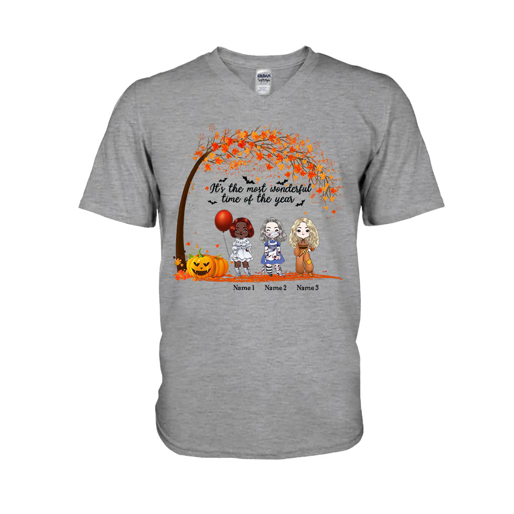 Wonderfultime - Personalized Halloween Bestie T-shirt and Hoodie