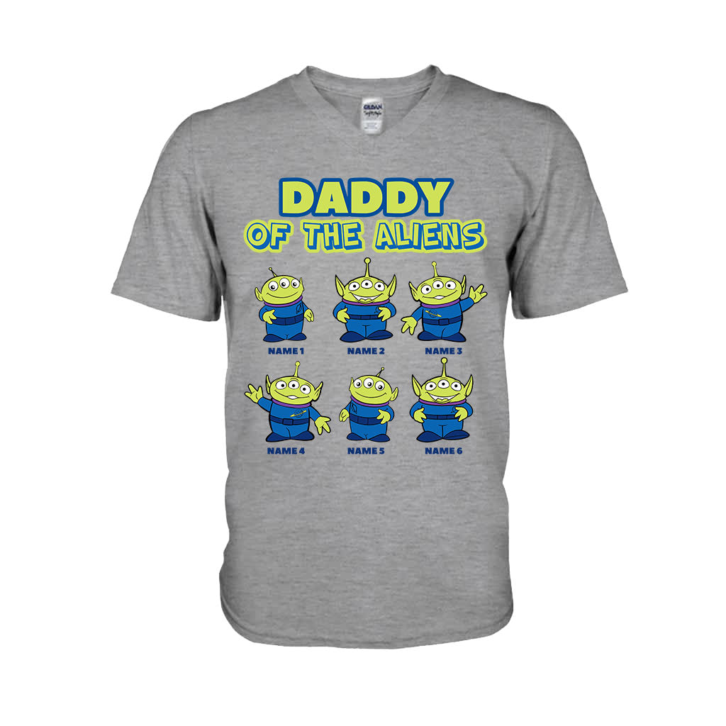 Daddy Of The Aliens - Personalized Father's Day T-shirt and Hoodie