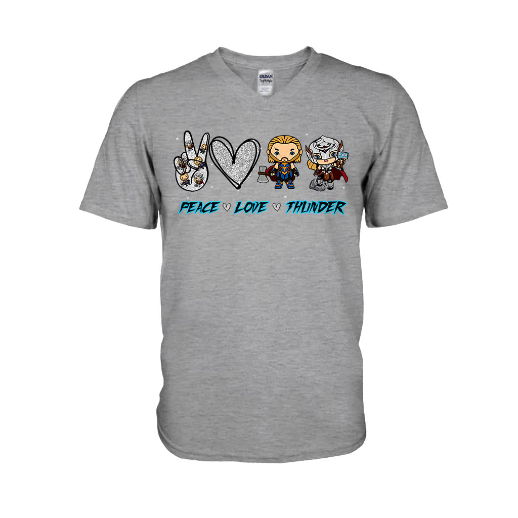 Peace Love Thunder - T-shirt and Hoodie