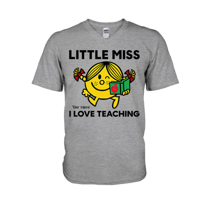 Little Teacher - Personalized Teacher T-shirt and Hoodie