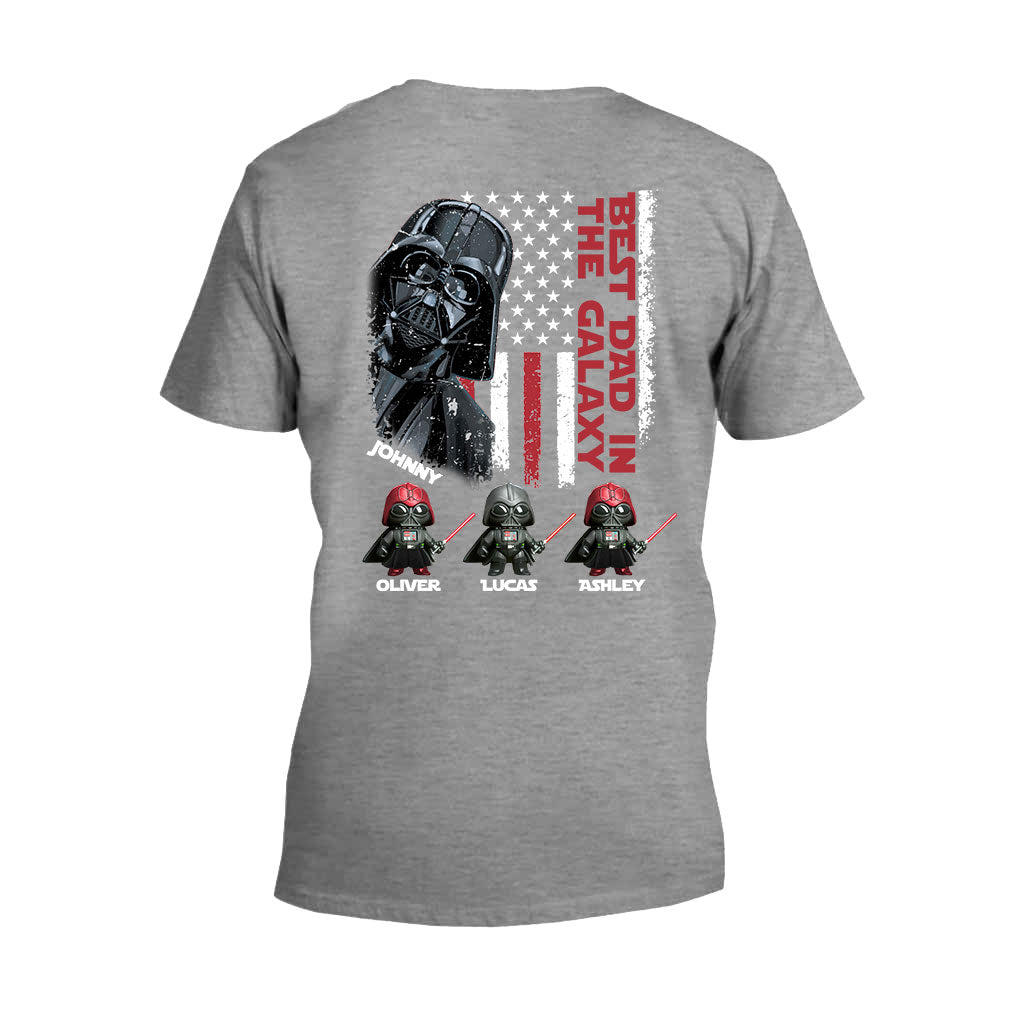 Best Dad In The Galaxy Just Ask - Personalized The Force T-shirt and Hoodie