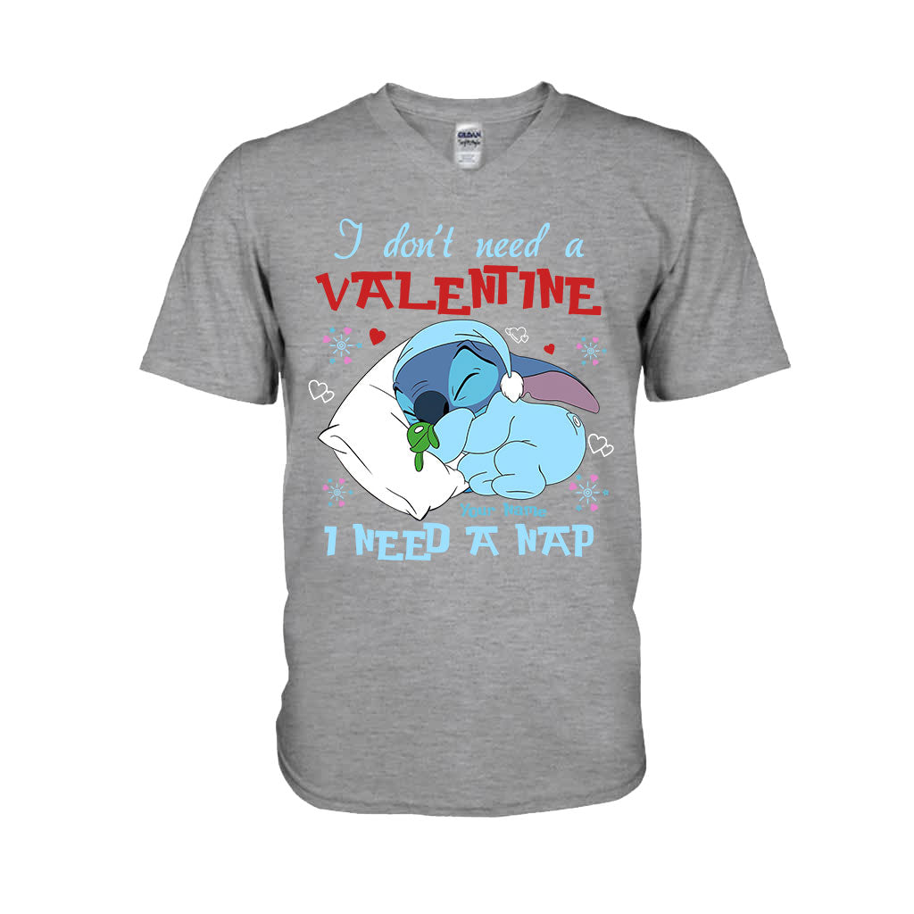 I Don't Need A Valentine - Personalized Valentine Ohana T-shirt and Hoodie