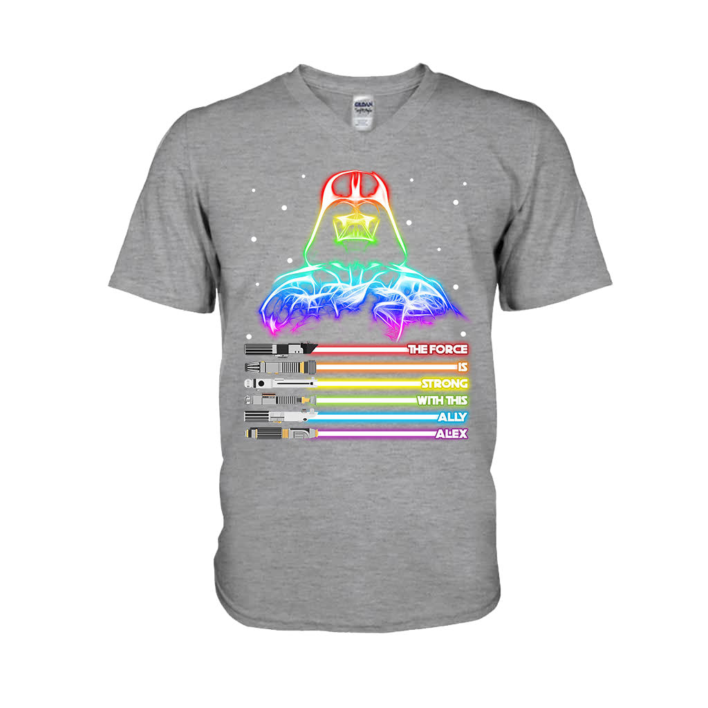 The Force Is Strong - Personalized LGBT Support T-shirt and Hoodie