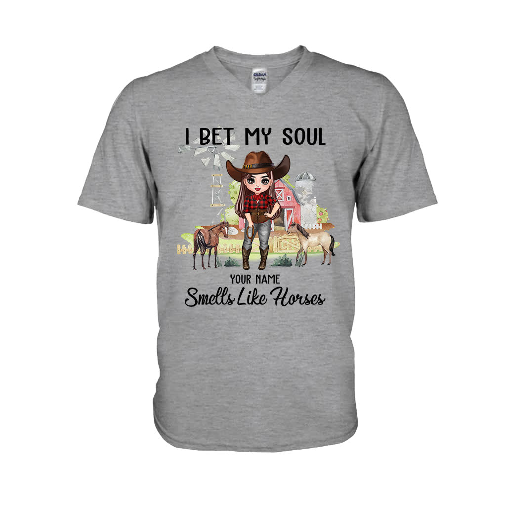 I Bet My Soul Smells Like Horses - Personalized Horse T-shirt and Hoodie