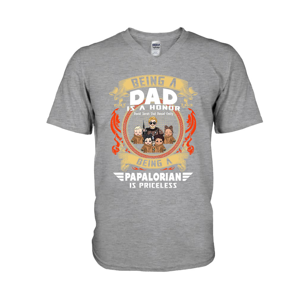 Priceless Papalorian - Personalized The Force T-shirt and Hoodie