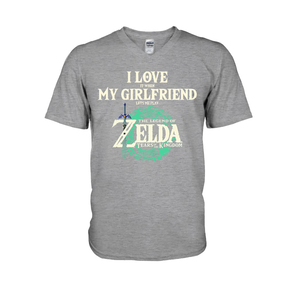 I Love My Girlfriend - Personalized The Hero's Legend T-shirt and Hoodie