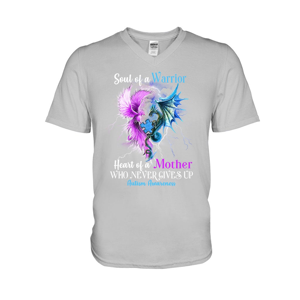 Never Give Up - Autism Awareness Personalized T-shirt And Hoodie