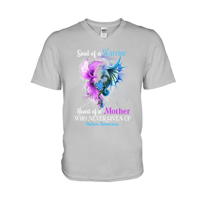 Never Give Up - Autism Awareness Personalized T-shirt And Hoodie