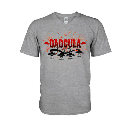 Dadcula - Personalized Halloween Father T-shirt and Hoodie