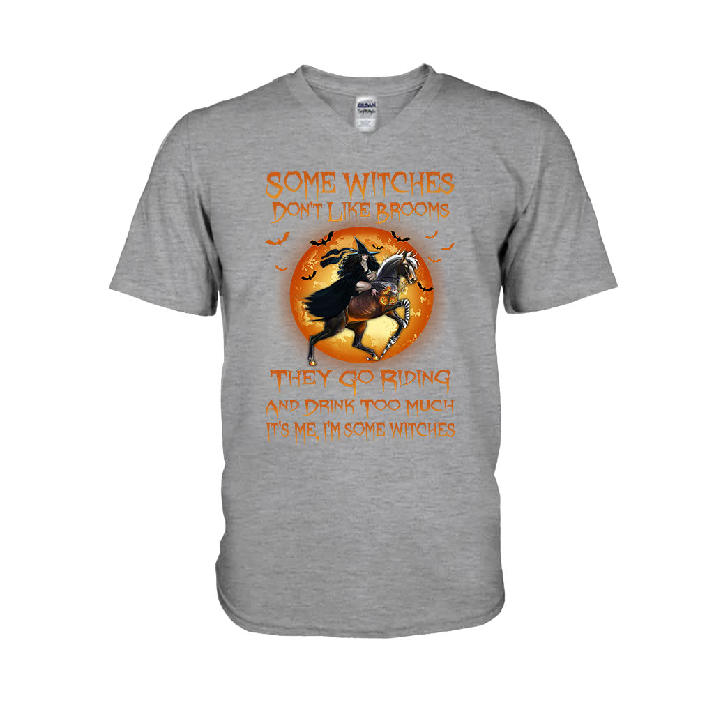 Some Witches Don't Like Brooms And Drink Too Much - Halloween Horse T-shirt and Hoodie