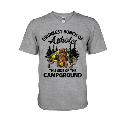 Drunkest Bunch This Side Of The Campground - Camping T-shirt and Hoodie 112021