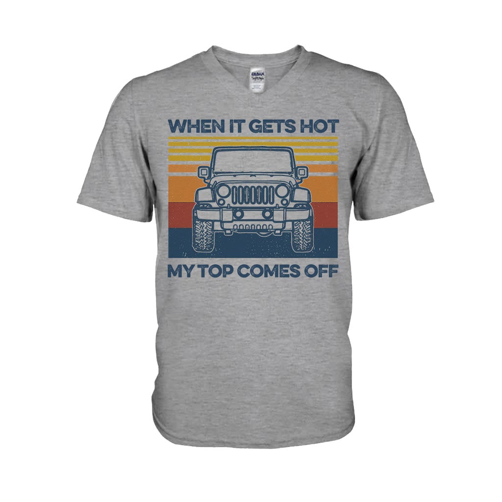 When It Gets Hot Car - T-shirt and Hoodie 112021