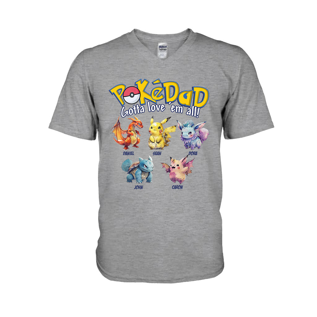 PokéDad PokéMom - Personalized Monster Trainer T-shirt and Hoodie