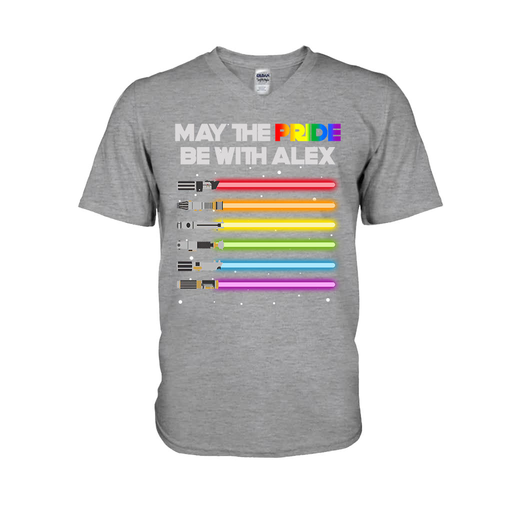 May The Pride Be With You - Personalized LGBT Support T-shirt and Hoodie