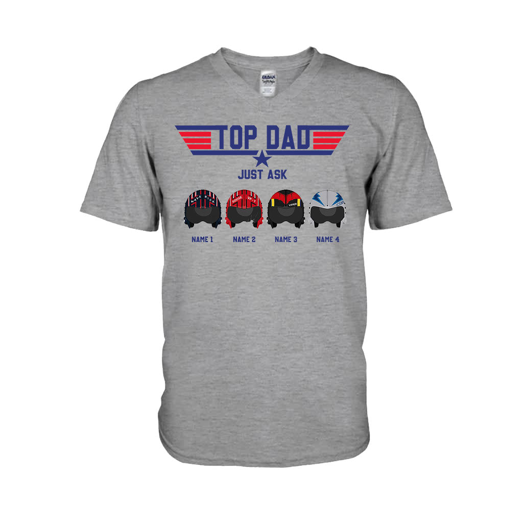 Top Dad - Personalized Top Gun T-shirt and Hoodie