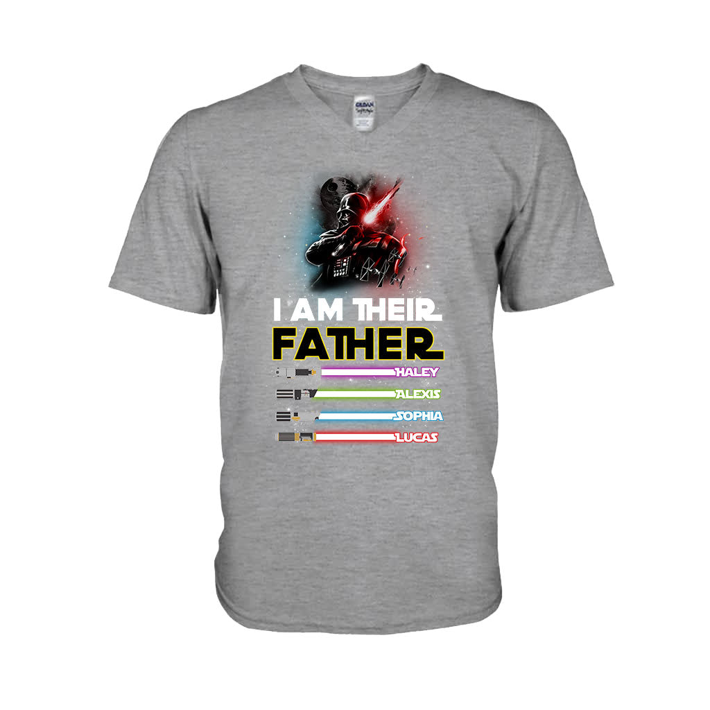I Am Their Father - Personalized Father's Day The Force T-shirt and Hoodie abtest