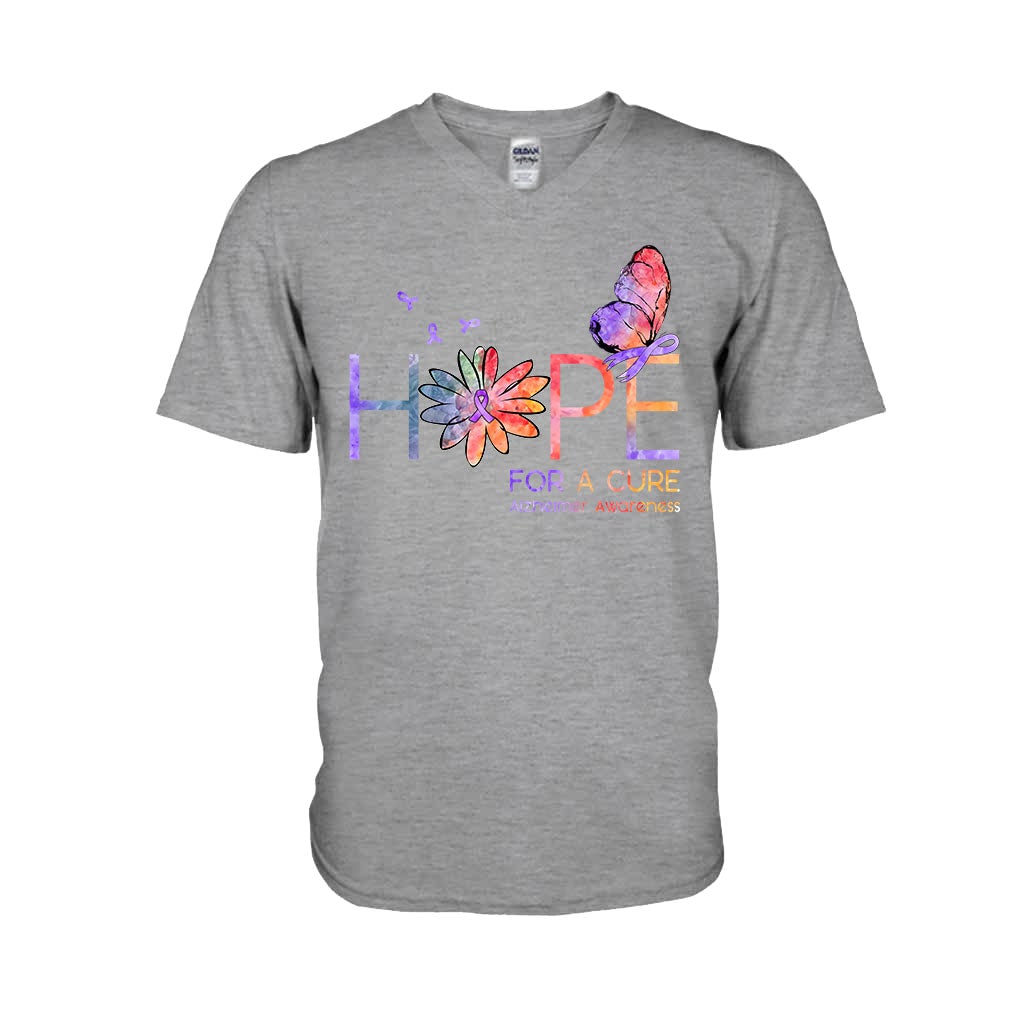 Hope For A Cure - Alzheimer Awareness T-shirt and Hoodie 1121