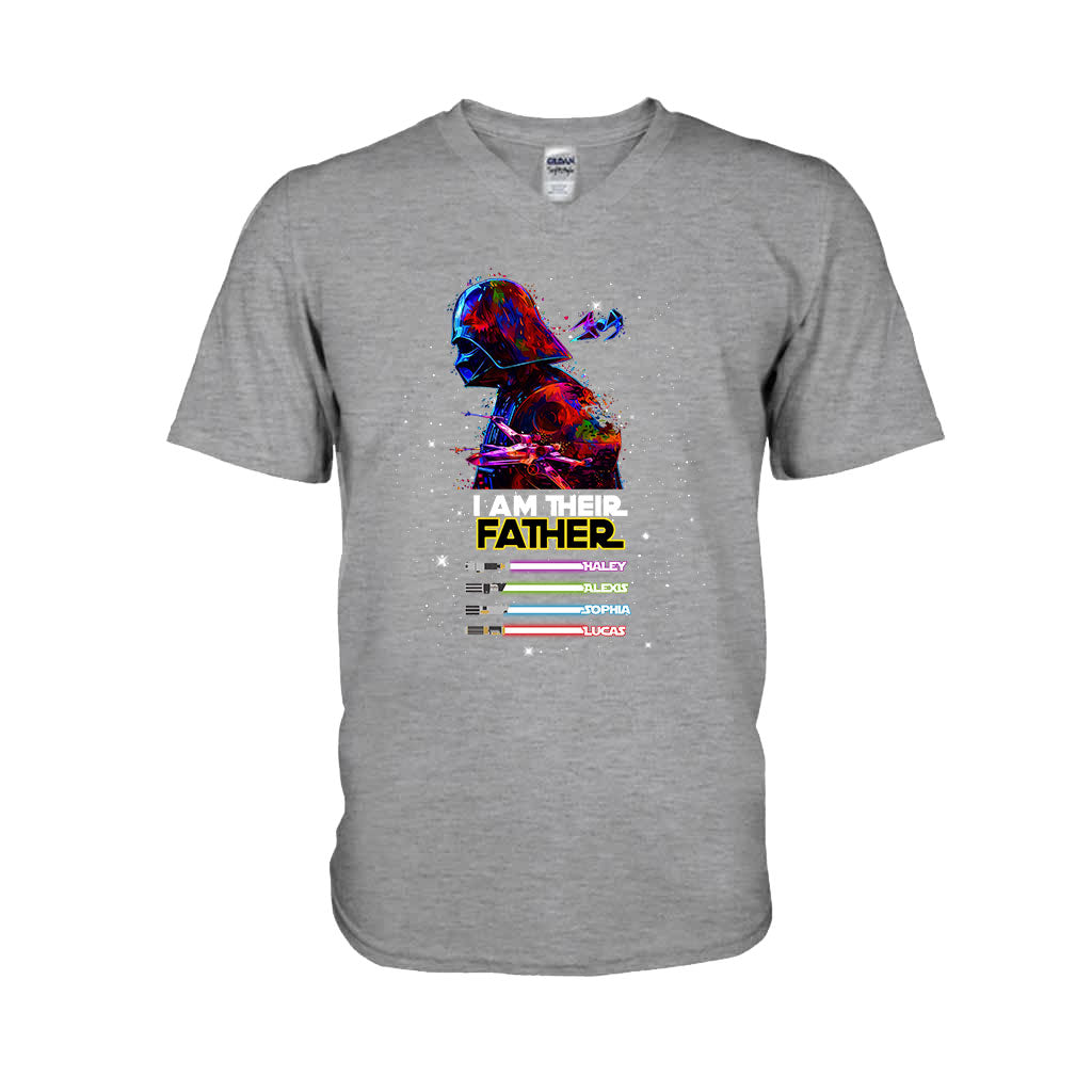 I Am Their Father - Personalized Father's Day The Force T-shirt and Hoodie abtest