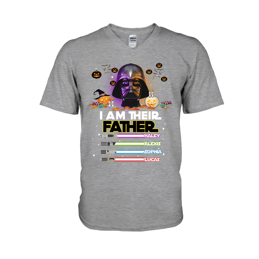 I Am Their Father - Personalized Halloween Father T-shirt and Hoodie