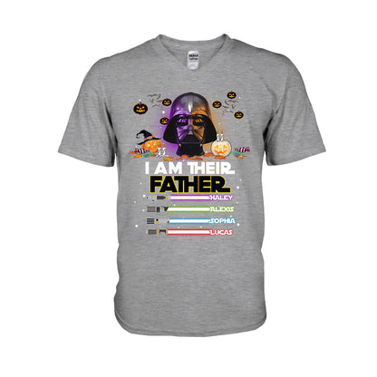 I Am Their Father - Personalized Halloween Father T-shirt and Hoodie