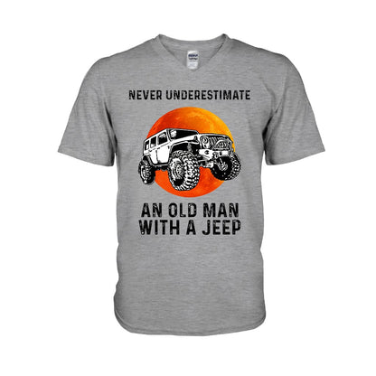 Never Underestimate An Old Man - Car T-shirt and Hoodie 1121