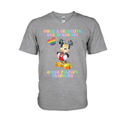 What A Beautiful Day - LGBT Support T-shirt and Hoodie