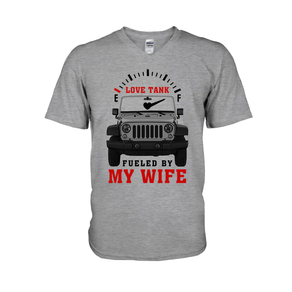 Love Tank - Personalized Couple Car T-shirt and Hoodie