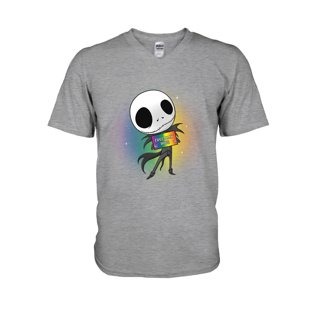 Free Ally Hugs Are - LGBT Support T-shirt and Hoodie