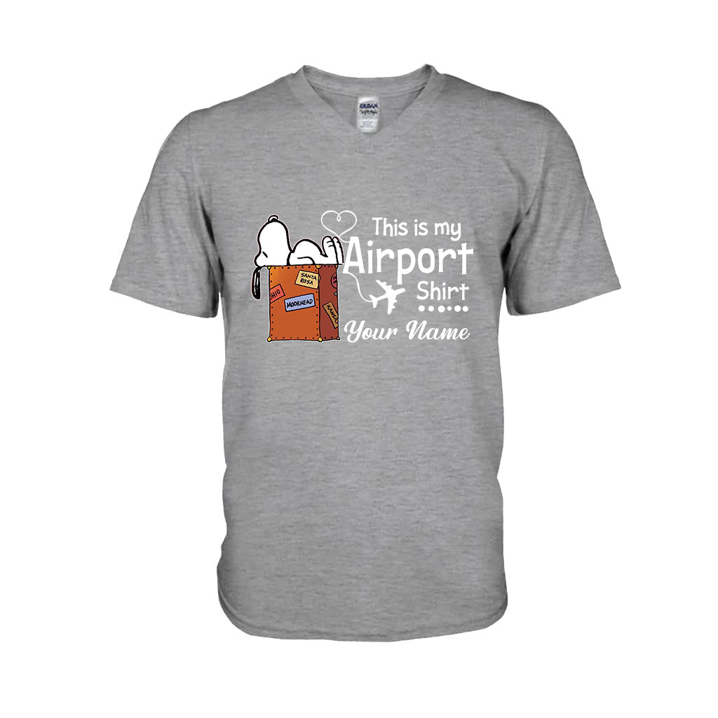 This Is My Airport Shirt - Personalized T-shirt and Hoodie