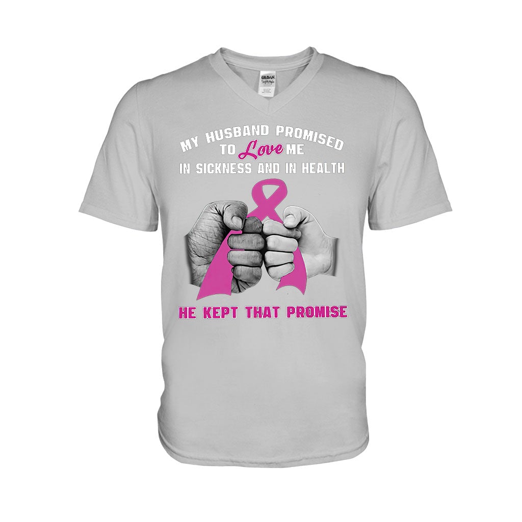 My Husband Promise  - Breast Cancer Awareness T-shirt And Hoodie 072021