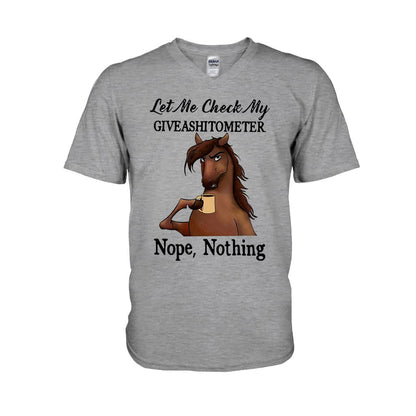 Let Me Check - Horse T-shirt And Hoodie 062021