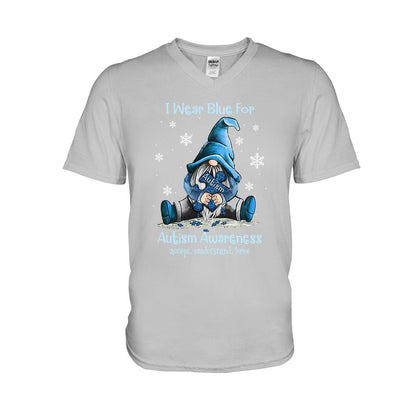 I Wear Blue - Autism Awareness T-shirt And Hoodie 062021