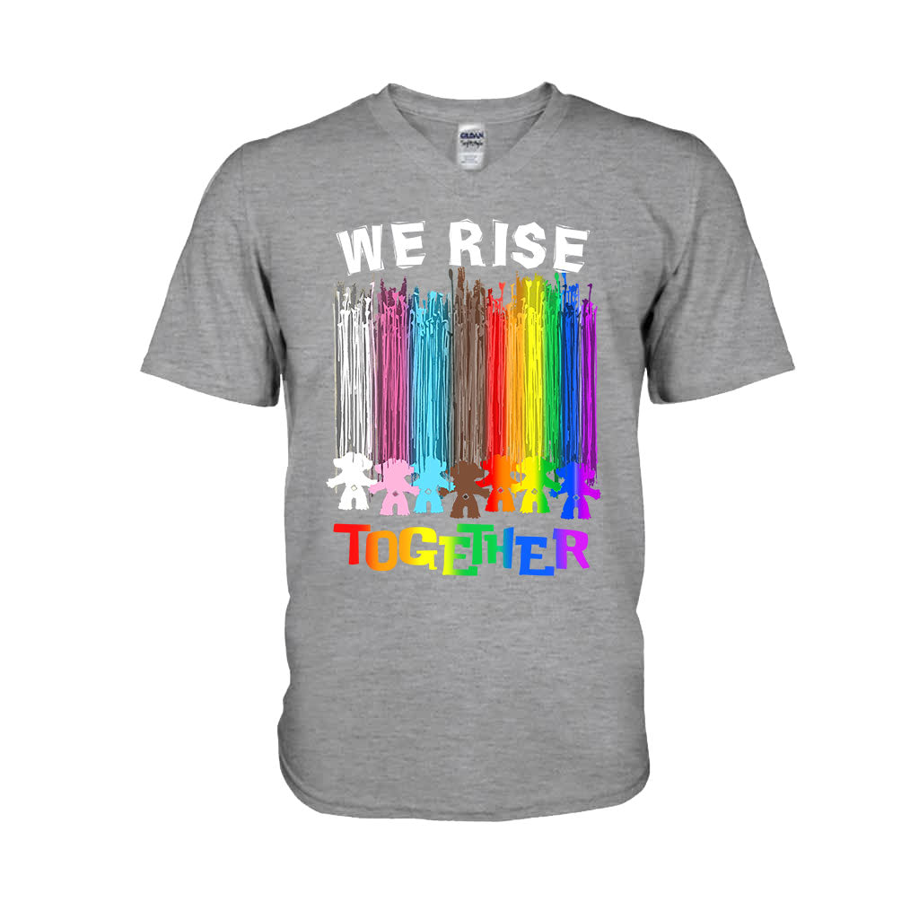 We Rise Together - LGBT Support T-shirt and Hoodie