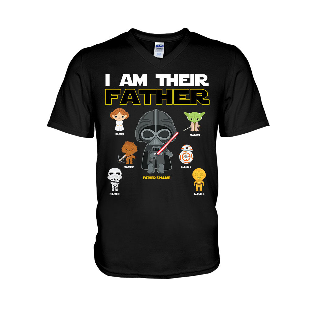 I Am Their Father Grandfather - Personalized Father's Day The Force T-shirt and Hoodie