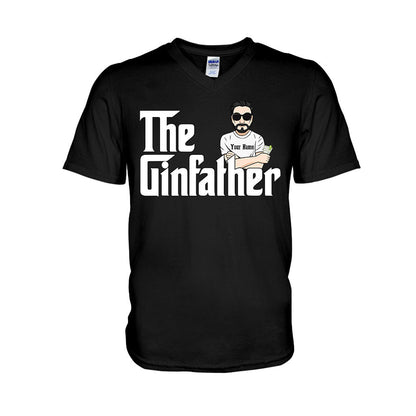 The Gin Father - Personalized Father's Day T-shirt and Hoodie