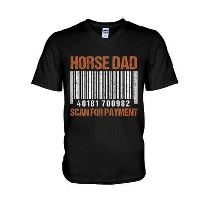 Scan For Payment - Personalized Horse T-shirt and Hoodie