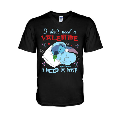 I Don't Need A Valentine - Personalized Valentine Ohana T-shirt and Hoodie