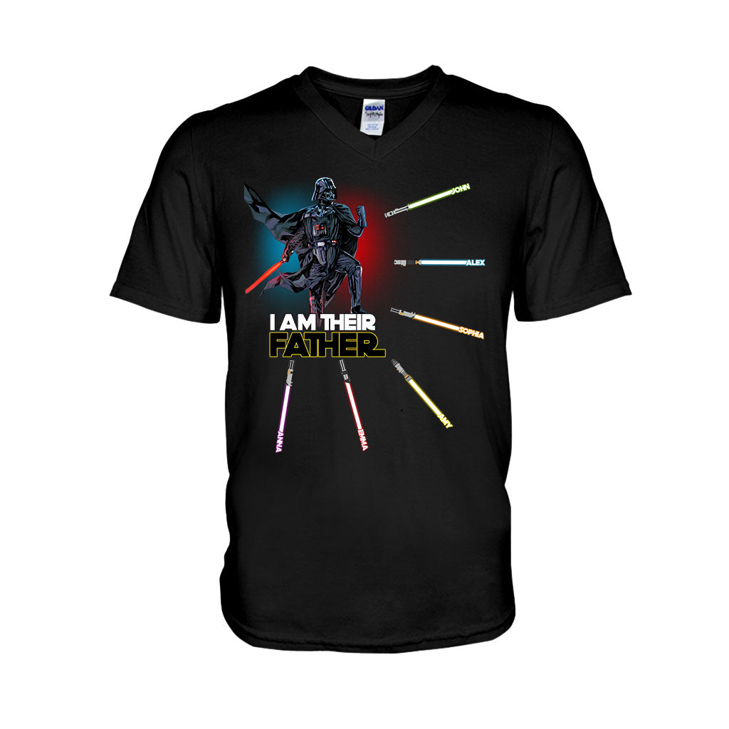 I Am Their Father - Personalized The Force T-shirt and Hoodie